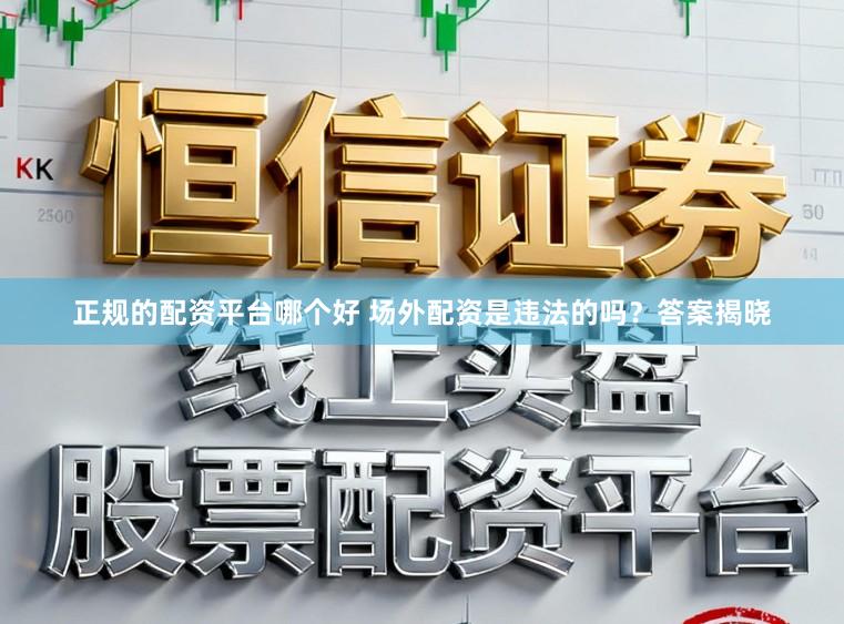 正规的配资平台哪个好 场外配资是违法的吗？答案揭晓