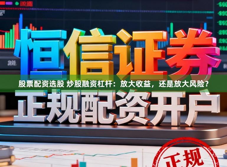 股票配资选股 炒股融资杠杆:放大收益,还是放大风险?